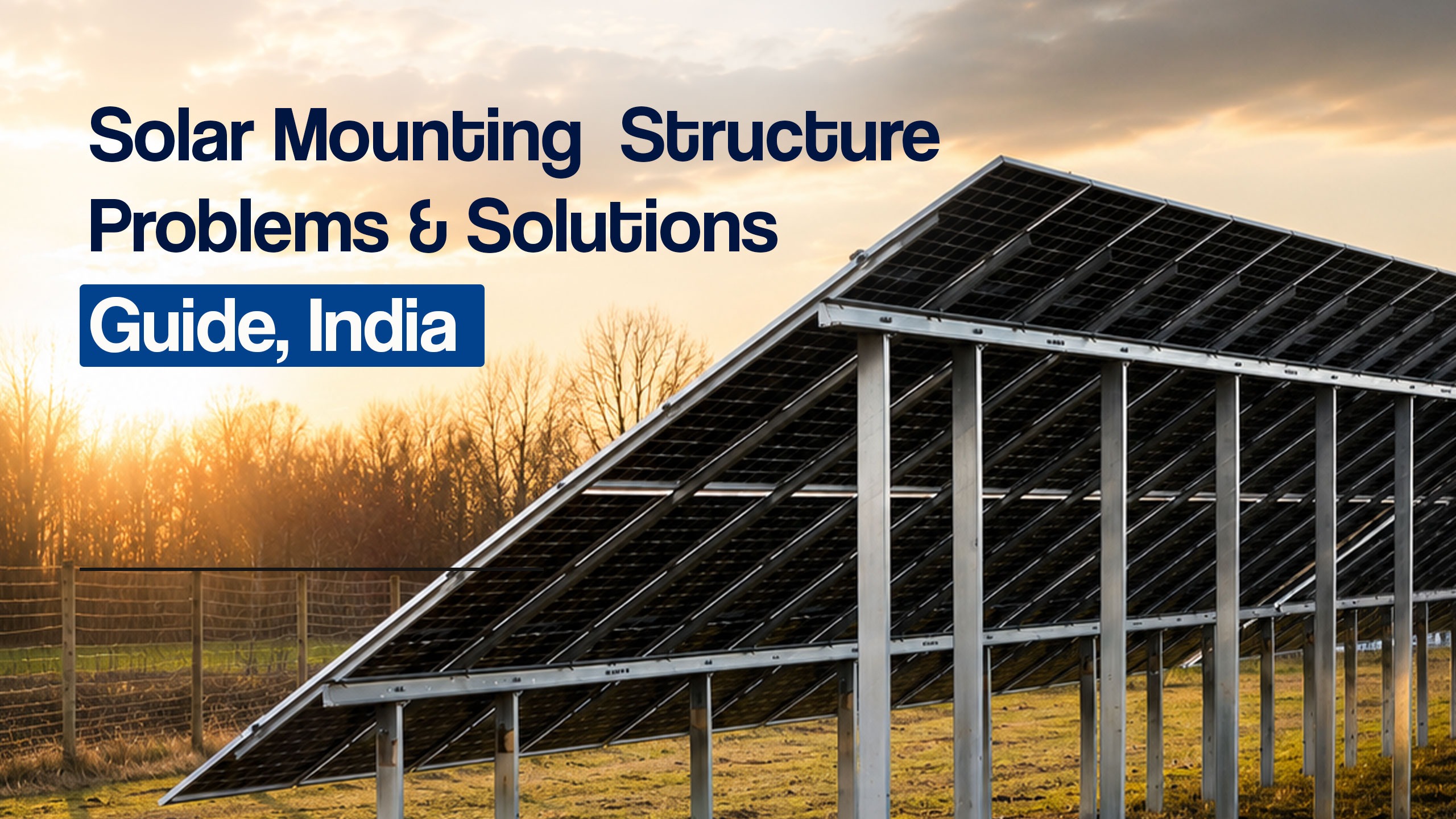 Solar Mounting Structure Problems & Solutions Guide, India