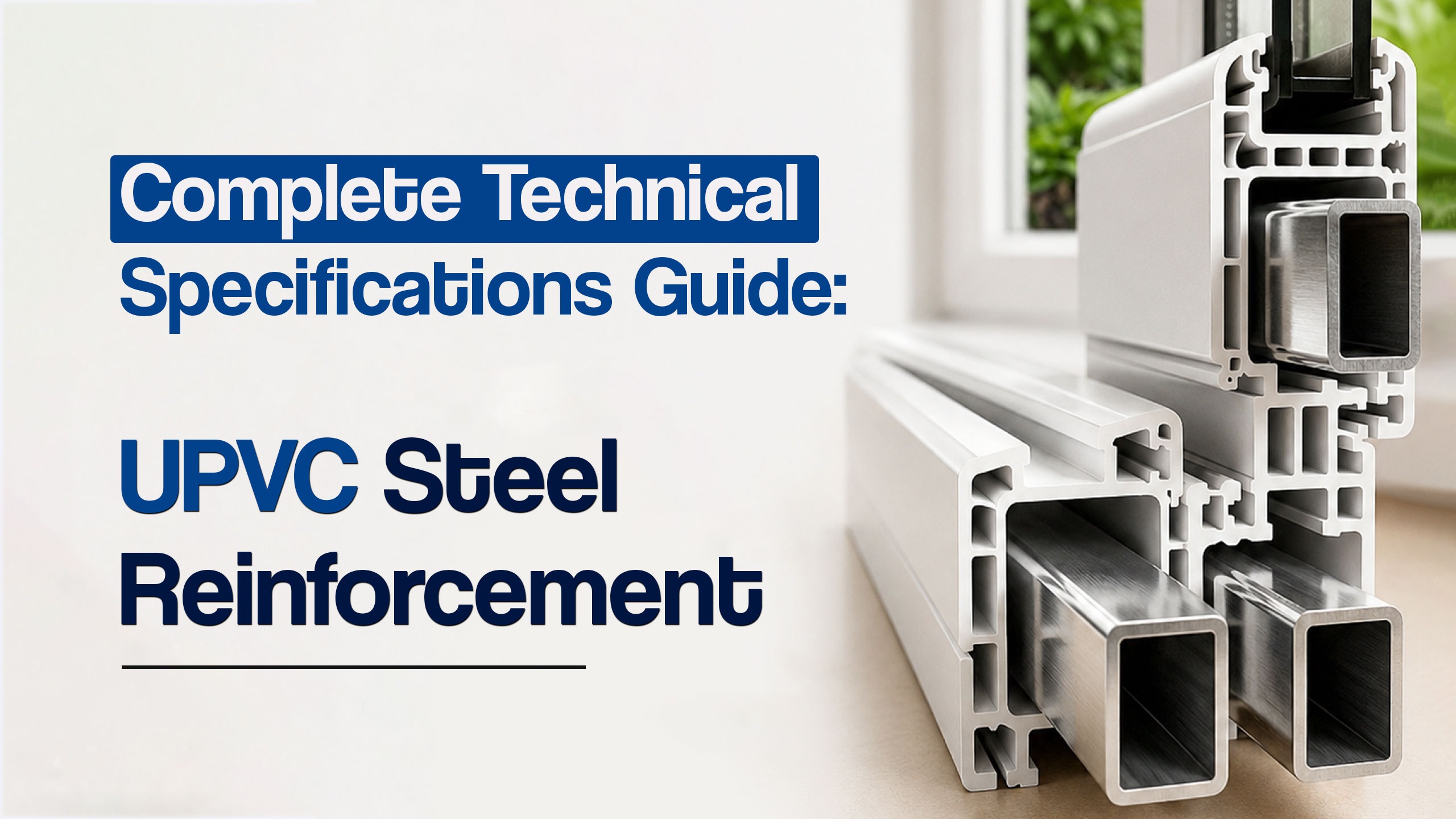 Complete Technical Specifications Guide: UPVC Steel Reinforcement